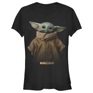 Juniors Womens Star Wars The Mandalorian The Child Jacket T-Shirt - 1 of 3