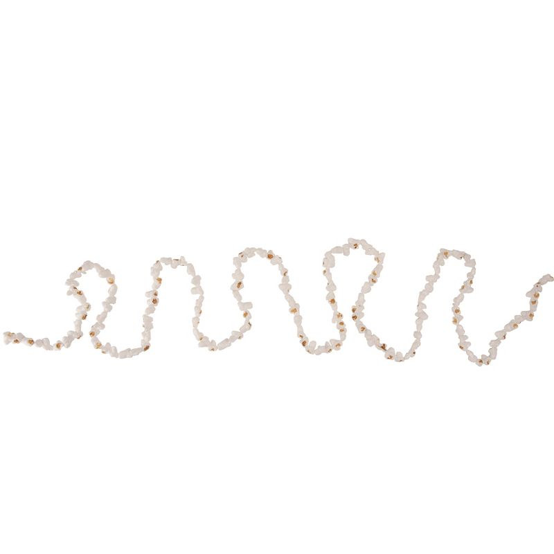 Northlight 9' Traditional Faux Popcorn Christmas Garland, Unlit, 1 of 5