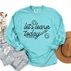 Simply Sage Market S.W.Smiley Let's Learn Today Pencil Garment Dyed Long Sleeve - 3 of 4