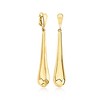 Ross-Simons Italian 18kt Gold Over Sterling Teardrop Earrings - 3 of 4
