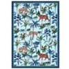 Living Room Rug Jungle Tiger Area Rug Plant Rugs Low Pile Non Shedding Soft Accent Carpet for Bedroom, Dining Room - 3 of 4