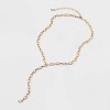 Link Chain Y-Necklace - A New Day™ Gold - 3 of 4