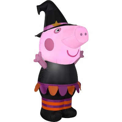 Peppa Pig Airblown Inflatable Halloween Peppa Pig Peppa Pig, 3.5 ft Tall, Multicolored