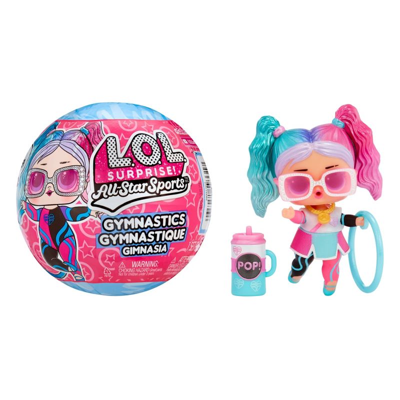 L.O.L. Surprise! All Star Sports Gymnastics - with Collectible Doll, 8 Surprises, Gymnastics Theme, Balance Beam Ball, Sports Doll, 1 of 8