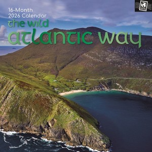 2026 Square Wall Calendar, The Wild Atlantic Way, 16-Month Passport Collection Theme with Reminder Stickers (12x12 In) - 1 of 4