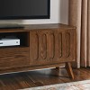 59'' Mid Century Modern Fluted TV Stand for 65 Inch TV, Farmhouse Media Console with Storage Drawer for Living Room-3irtyhousy - 3 of 4
