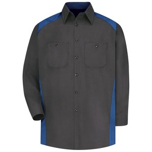 Red Kap Men's Long Sleeve Motorsports Shirt - 1 of 2