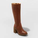 Women's Jora Tall Platform Boots - Universal Thread™ Cognac