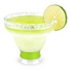 HOST Freeze Stemless Margarita Glasses | Double Walled Insulated Gel Chiller Plastic Margarita Cups - Frozen Cocktail Glass Set of 1, 12 oz - Green - 4 of 4