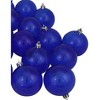 Northlight 32ct Blue Shatterproof Transparent Christmas Ball Ornaments 3.25" (80mm) - 3 of 4