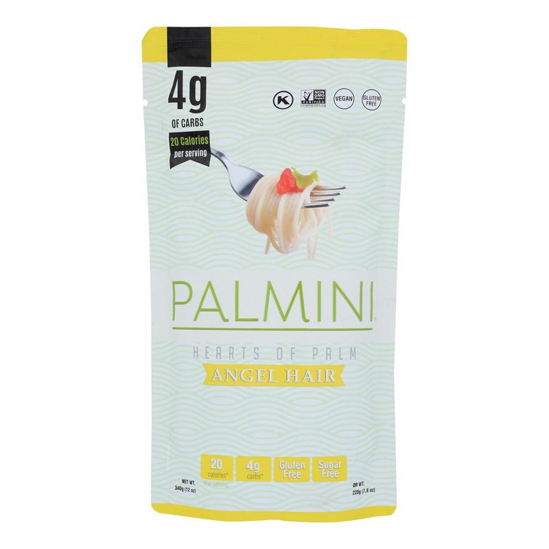 Palmini Hearts of Palm Angel Hair Pasta - Case of 6/12 oz, 2 of 7