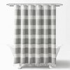 Tucker Stripe Yarn Dyed Cotton Knotted Tassel Shower Curtain - Lush Décor - image 2 of 4