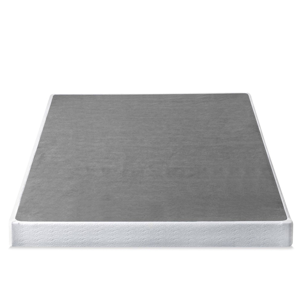 Twin XL 5" Metal Smart BoxSpring Mattress Base with Quick Assembly Gray - Zinus
