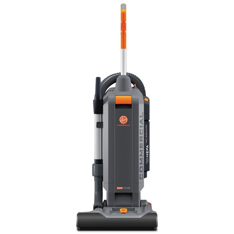 Hoover Commercial - HushTone 10 Amp 15 in. Vacuum Cleaner with Intellibelt - Orange/Gray, 2 of 3