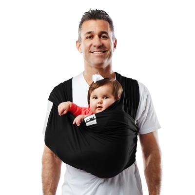 Baby K'tan ORIGINAL Baby Carrier, Black, Extra Small, Size: XS