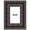 PosterPalooza | Photo Size 3.5" Wide Ornate Black Frame - UV Acrylic, Foam Board Backing, Hanging Hardware - 2 of 4