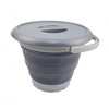 SAMMART 5L (1.32 Gallon) Collapsible Fishing Bucket with Removable Lid - 4 of 4