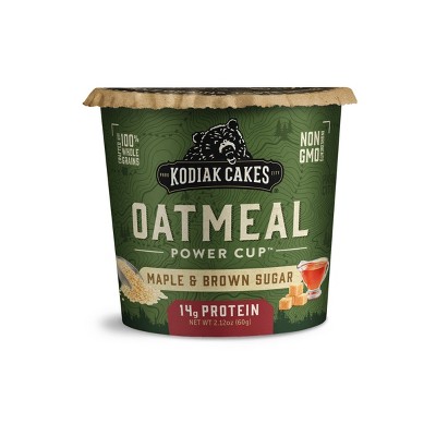 Kodiak Cakes Protein-Packed Single-Serve Oatmeal Cup Maple & Brown Sugar - 2.12oz