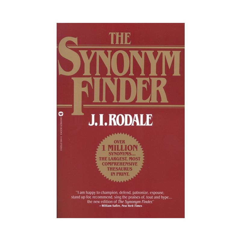 The Synonym Finder - by  J I Rodale & Laurence Urdang & Nancy Laroche (Paperback), 1 of 2