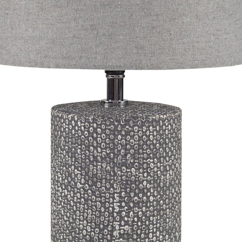 Athena Ceramic (Includes LED Light Bulb) Table Lamp Black - Martha Stewart, 5 of 7