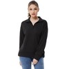 Womens Oversized Sweatshirts Hoodies Half Zip Pullover Fall Fashion Outfits 2024 Y2k Clothes - 3 of 4