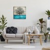 Stupell Industries Modern Turquoise Tree Collage, 24" x 24" - 2 of 4