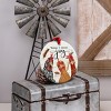 Chicken Christmas Hanging Ornaments, Rooster Gifts for Farmer, Girl, Women & Chicken Lovers - 3 of 4