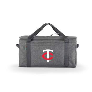 MLB Minnesota Twins 64 Can Collapsible Cooler - Heathered Gray