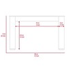 Anybear Writing Desk with Ample Workstation and Sturdy Legs - 4 of 4