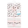 Little Treasure Hudson Baby Girls Cotton Poly Flannel Receiving Blankets 7Pk Multipack - 2 of 2