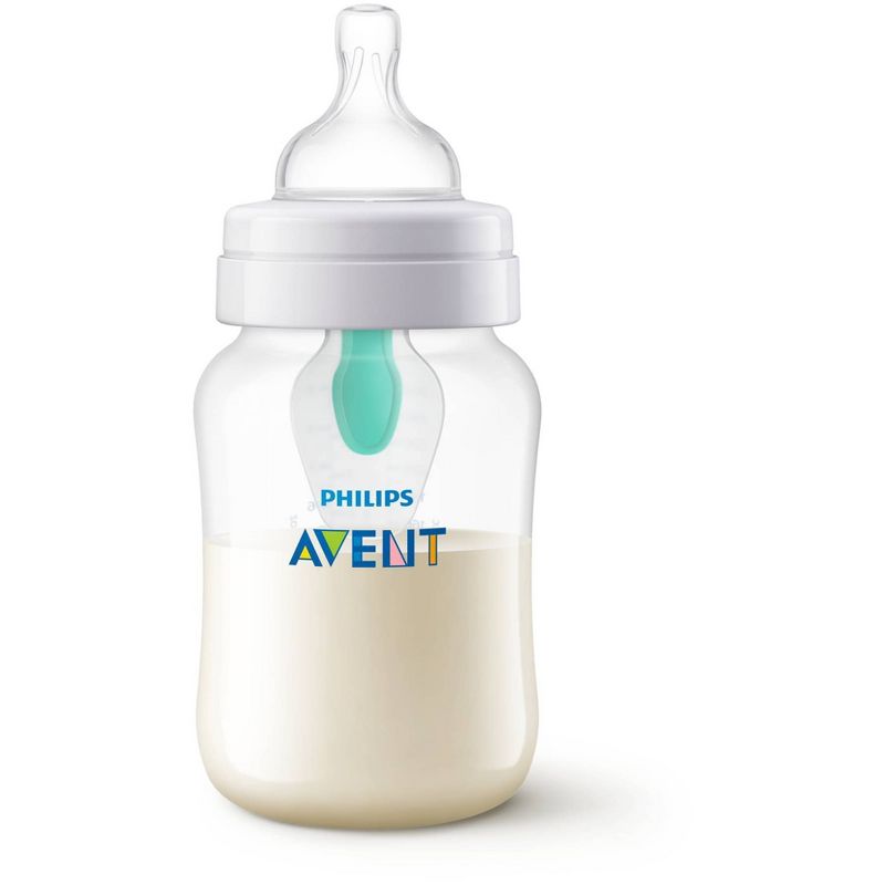 Philips Avent Anti-Colic Baby Bottle with AirFree Vent - Clear - 9oz, 6 of 18