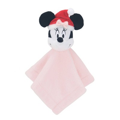Lambs & Ivy Disney Baby Minnie Mouse Holiday/christmas Security Blanket ...