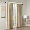DSVIMOY Curtain Panels, Jacquard Lined Total Blackout Rod Pocket and Back Tab Curtain Panel for Living Room, Bedroom, Gold, 84"*50"*0.13" - 4 of 4