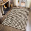 Machine Washable Modern Plaid Area Rug Soft Non Slip Rug Indoor Accent Decorative Printed Rug Low Pile Foldable Carpet for Living Room Bedroom - 2 of 4