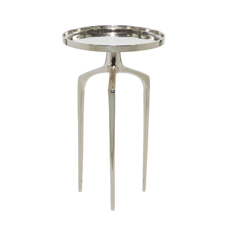 Contemporary Metal Tripod Accent Table - Olivia & May, 4 of 26