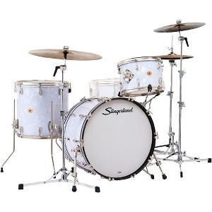 Slingerland Radio King 4-Piece Shell Pack With 22" Bass Drum White Marine Pearl - 1 of 4