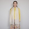 Anna-Kaci Women's Lightweight Sheer Scarf with Metallic Shimmer Hem and Soft Flowing Drape - 4 of 4