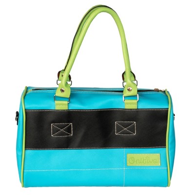 Slickblue Women's Handbag Faux Leather Multicolor with Studs, Buckles, Top Handles and Zippered Compartments