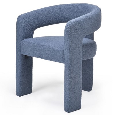 FURNIinspire Accent Chairs STARY Modern Upholstered Dining Chairs for Kitchen Living Room Bedroom, Green- Set of 2, Brown, 21.65"*23.62"*19.3"