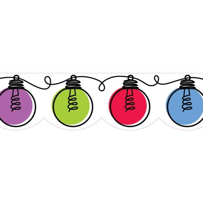 Creative Teaching Press Core Decor Colorful Doodle Lights EZ Border, 48 Feet (Pack of 6)