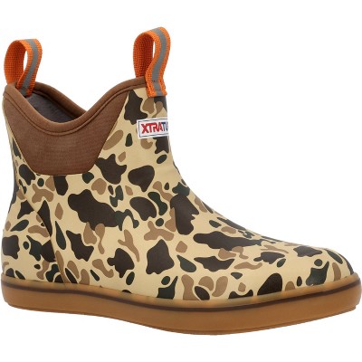 Men's Men's 6 in Duck Camo Ankle Deck Boot
