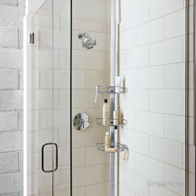 Stainless Steel Adjustable Tension Mount Shower Caddy