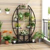 LITTLE TREE 62.99" 5 Tier Plant Stand Brown - 2 of 4