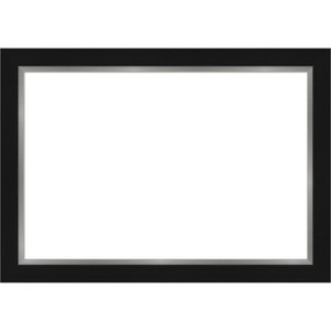 Amanti Art Eva Black Silver Framed Dry Erase Magnetic Board - 1 of 4