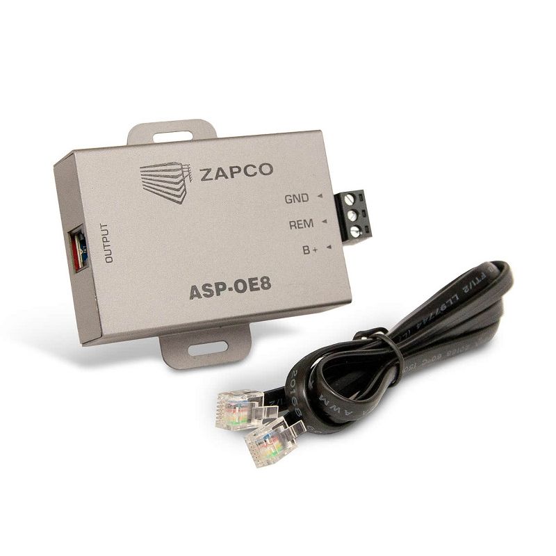 Zapco ASP-OE8 8-Channel OEM Speaker Level to RCA Output Adapter with Bass Recovery, 2 of 5