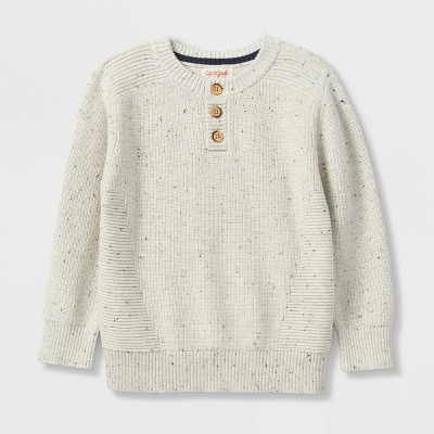 Toddler Boys' Sweater Knit Henley Pullover - Cat & Jack™
