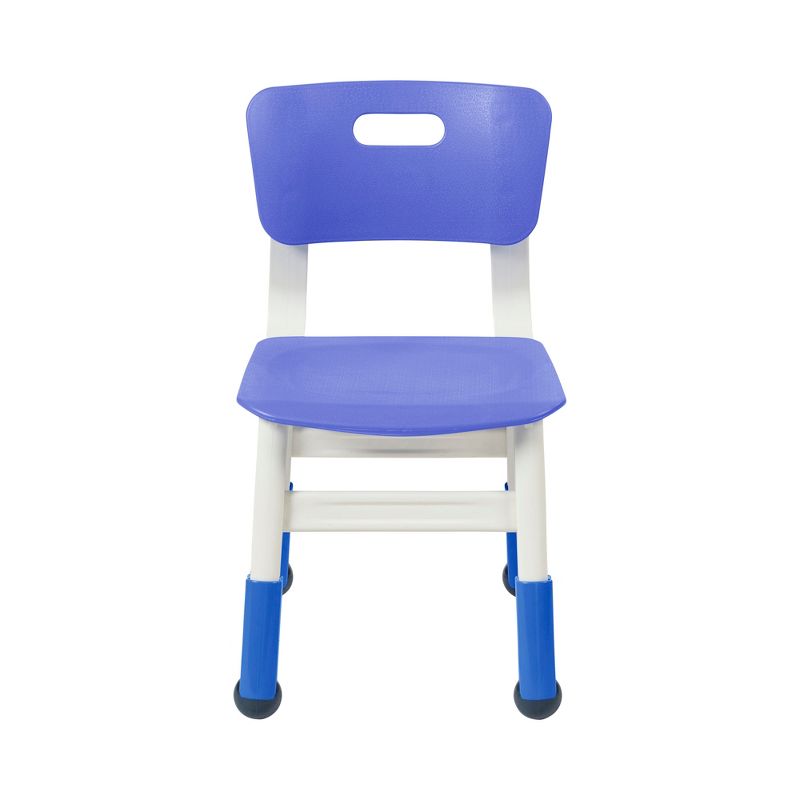 ECR4Kids Resin Classroom Chairs, Indoor Kids Seating with Adjustable Seat Height (2-Pack), 4 of 11