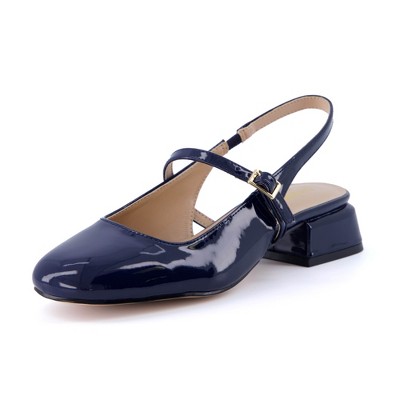 CUSHIONAIRE Women's Gogo Round Toe Mary Jane Dress Shoe +Memory Foam, Wide Widths Available