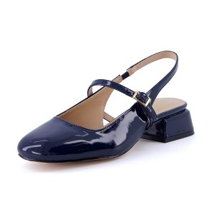 CUSHIONAIRE Women's Gogo Round Toe Mary Jane Dress Shoe +Memory Foam, Wide Widths Available - 1 of 4