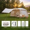 ORRD 11m² Inflatable Camping Tent 4 Season, Blow Up Tent with Hand Pump, Hot Tent with Stove Jack for 4/6/8 Person Glamping - 2 of 4